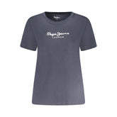 Pepe Jeans Blue Cotton Women T-Shirt -   -  Pepe Jeans.